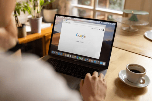 pexels-eva-elijas-6956316 person checking google in laptop
